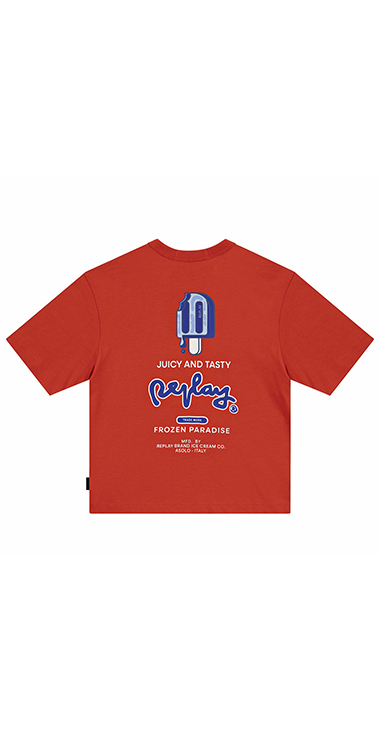 バックプリントTシャツ 詳細画像